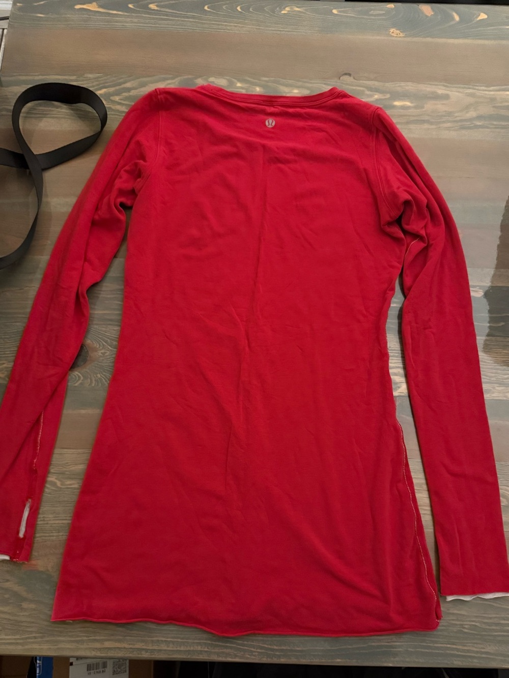 lululemon athletica Long Sleeve Scoop Neck Top in Red - Picture 2 of 6